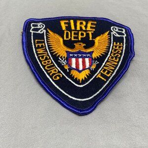 Lewisburg Tennessee Fire Department Patch - New Old Stock !